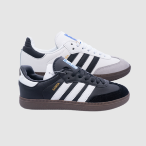 Combo regreso a clases Samba Classic 1 Par Blanco + 1 Par Negro