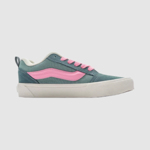 Vans Knu Skool green and pink