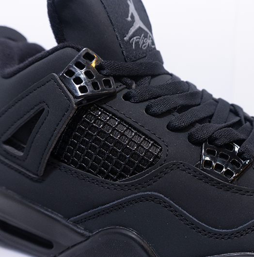 Jordan Retro 4 Triple Black - Image 4