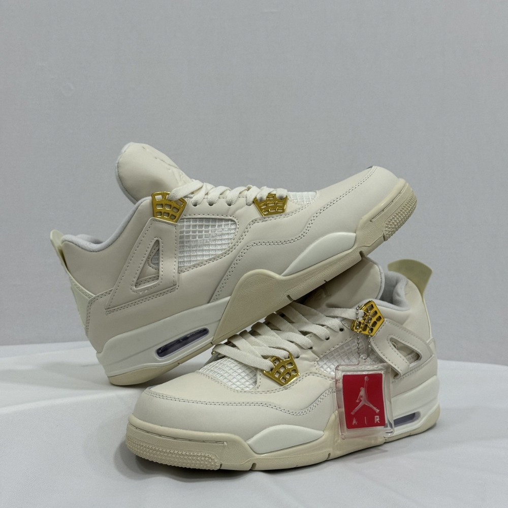 Jordan Retro 4 Metallic Gold - Image 2