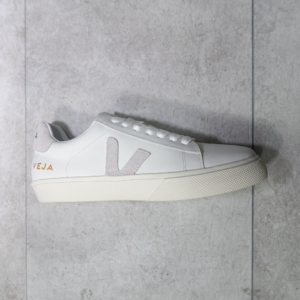 Veja Campo Leather White Grey