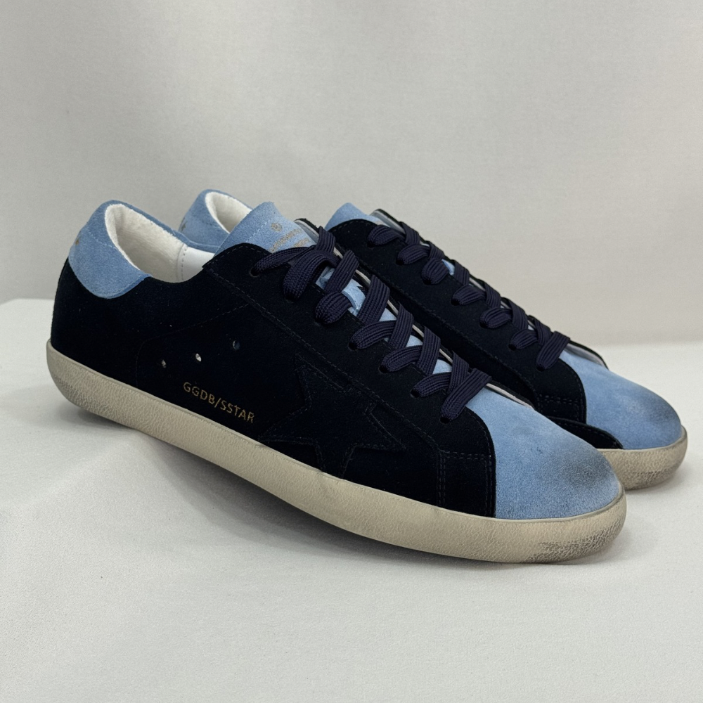 Golden Goose Super Star Navy Blue