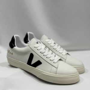 Veja Campo leather White And Black