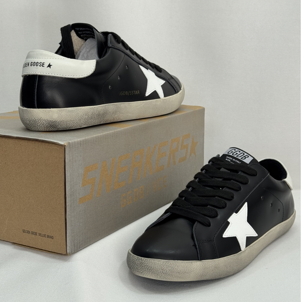 Golden Goose Super Star Black Gold - Image 3