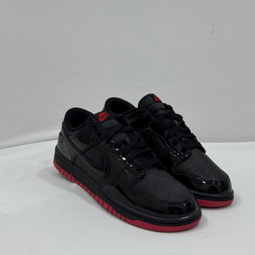 Nike Dunk Charol Negra/roja