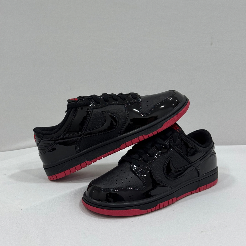 Nike Dunk Charol Negra/roja - Image 2